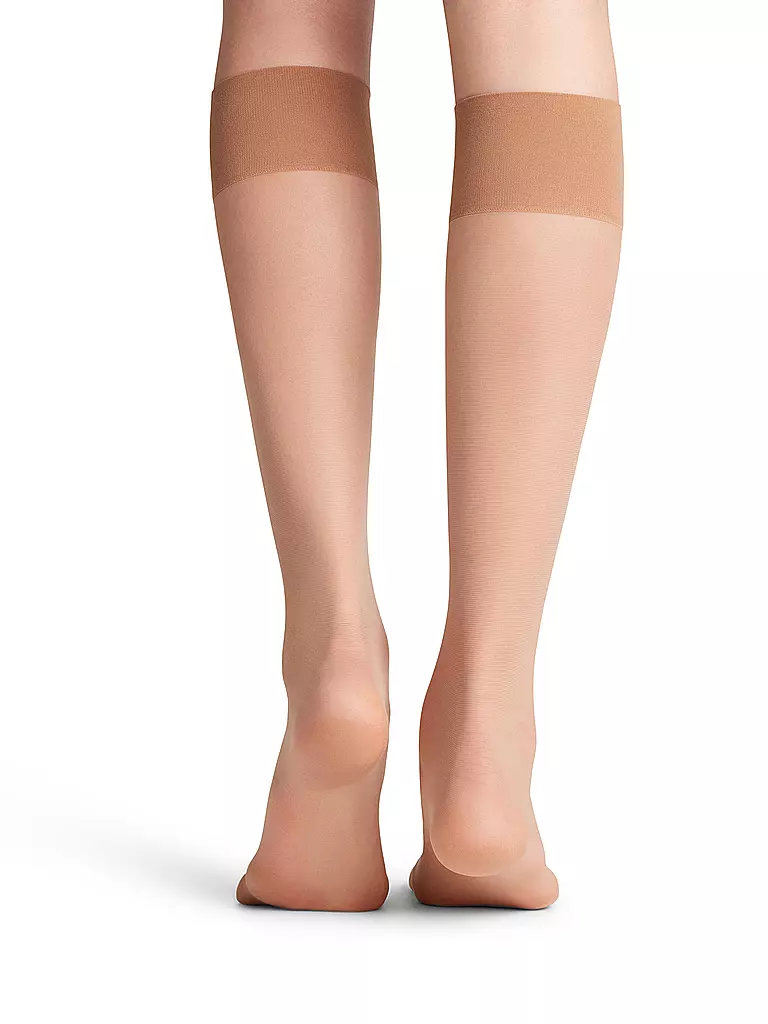 FALKE Kniestrümpfe PURE MATT 20 Den powder beige