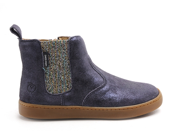 Shoo pom boots bottine enfant play chelsea bleu