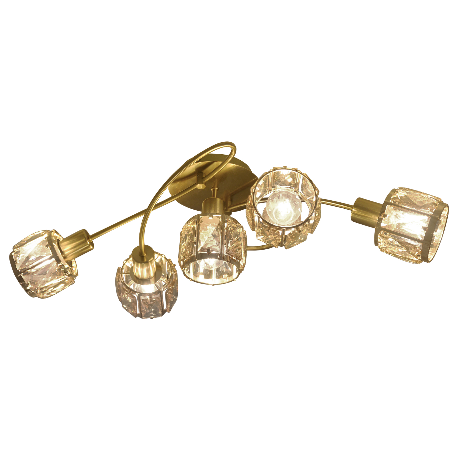 LED-Deckenstrahler JOSEFA - gold - 61 cm breit