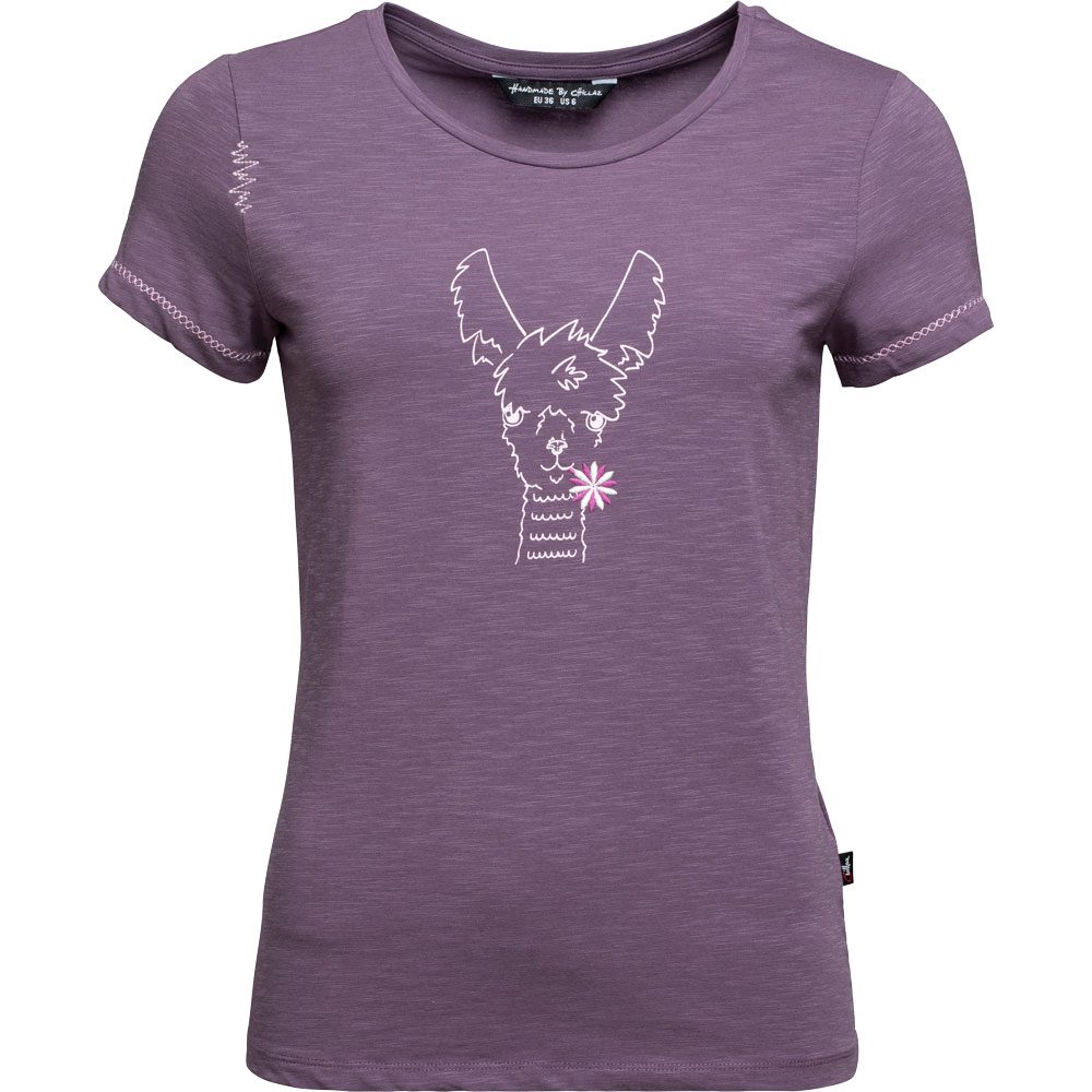 Chillaz Gandia Happy Alpaca T-Shirt Damen dark violet