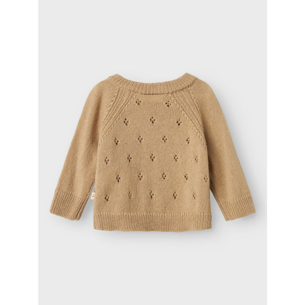 Køb Lil'Atelier Safari Melange Nbnnalio Ls Slå-om Strik Lil