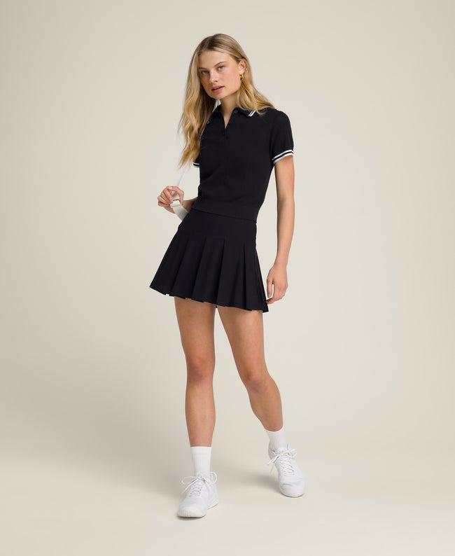 Classic Pleated Mini Skirt