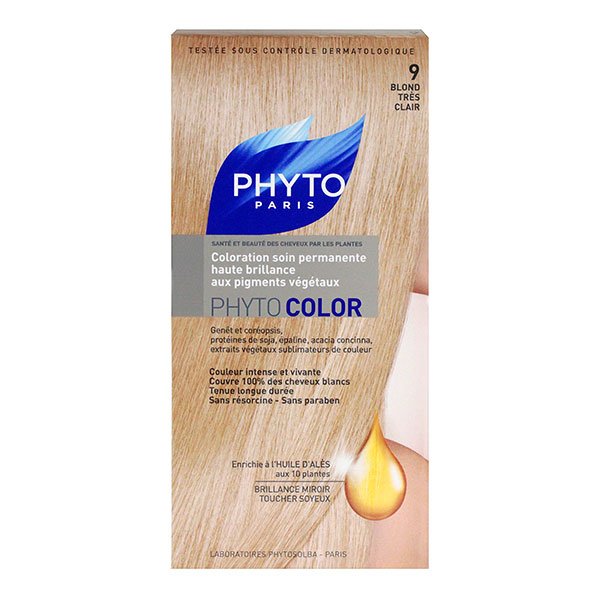 Phytocolor coloration soin permanente 9 blond très clair