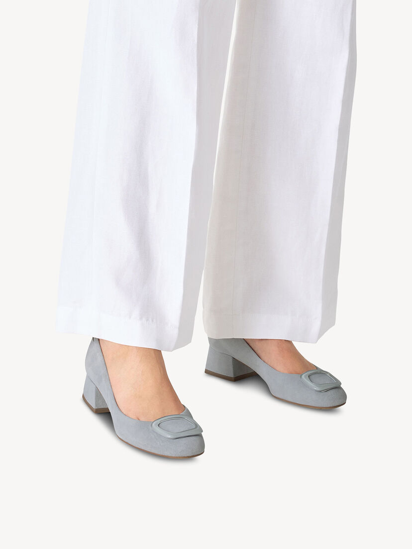Leren Pumps - blauw