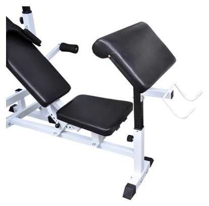 Banc de musculation universel avec support pour haltère sport fitness musculation 0702057