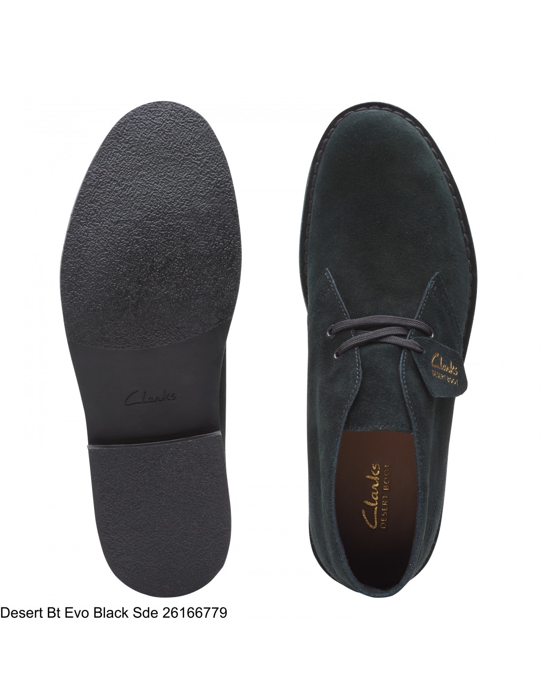 clarks Boots homme desert bt evo black sde