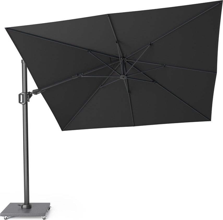 Platinum Outdoorable zweefparasol Challenger zwart 50+UV 300 x 300 cm