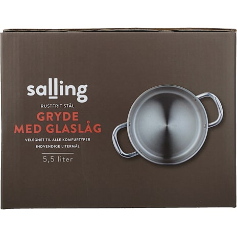 Salling gryde i rustfrit stål 5,5 L