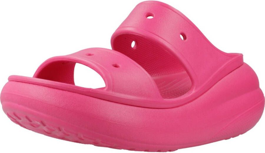 Crocs Classic Crush Sandalen Dragon Fruit Platformzool Comfortabele Pasvorm