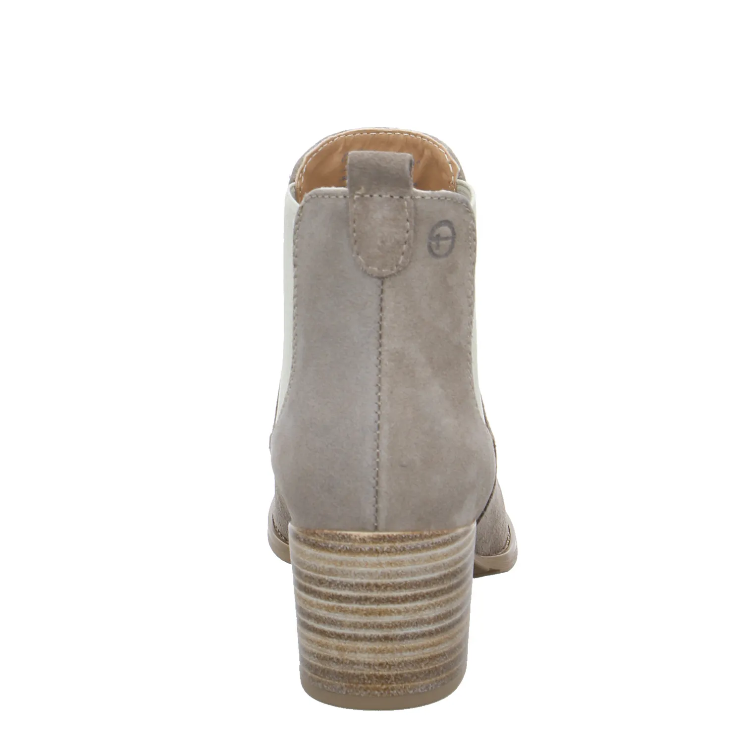 TAMARIS Stiefelette Taupe Leder