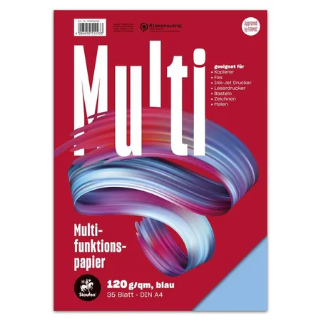 Staufen Style Multifunktionspapier A4 35 Blatt 120g/qm blau