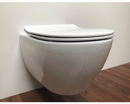 ADOB Empoli S2 witte toiletzitting met soft-close mechanisme