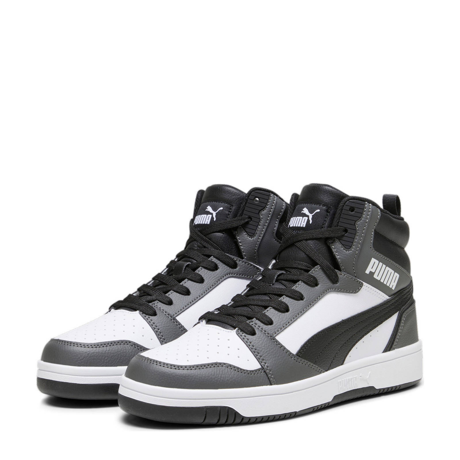 Puma Rebound v6 V6 sneakers grijs/zwart/wit