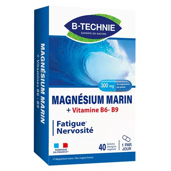 B-Technie Magnésio Marinho B6 + B9 40 cápsulas