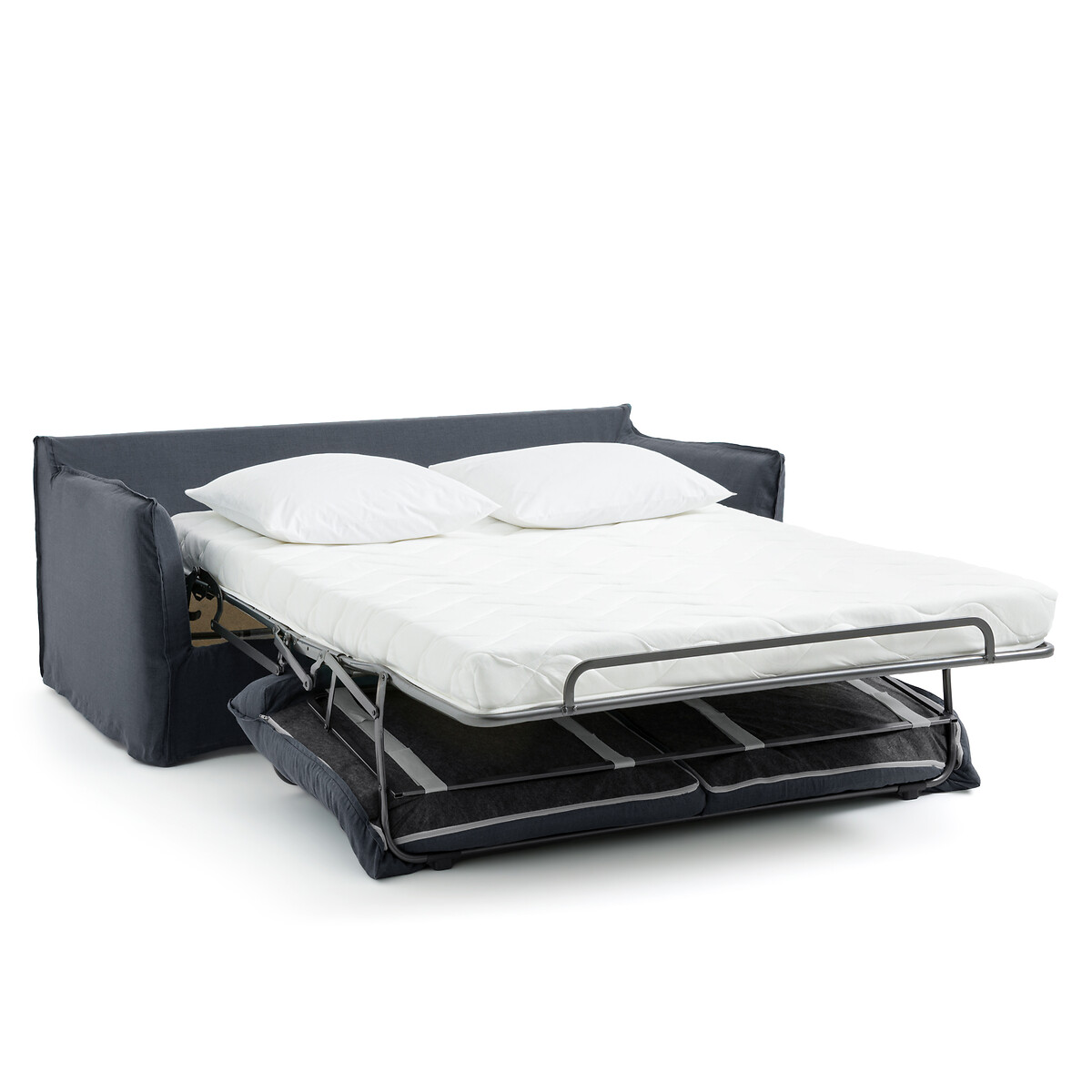 LA REDOUTE INTERIEURS<br>Slaapbank H14 cm, gekreukt linnen, Odna