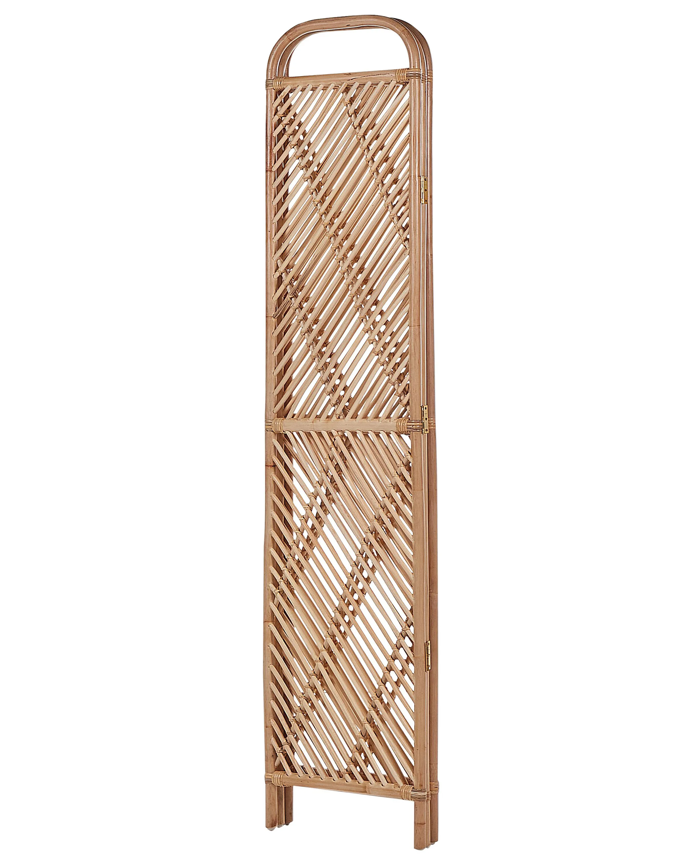 Roomdivider met 3 panelen COSENZA Lichtbruin 106 cm 180 cm