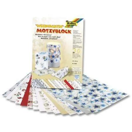 Folia Motivblock Weihnachten I, 30 Blatt