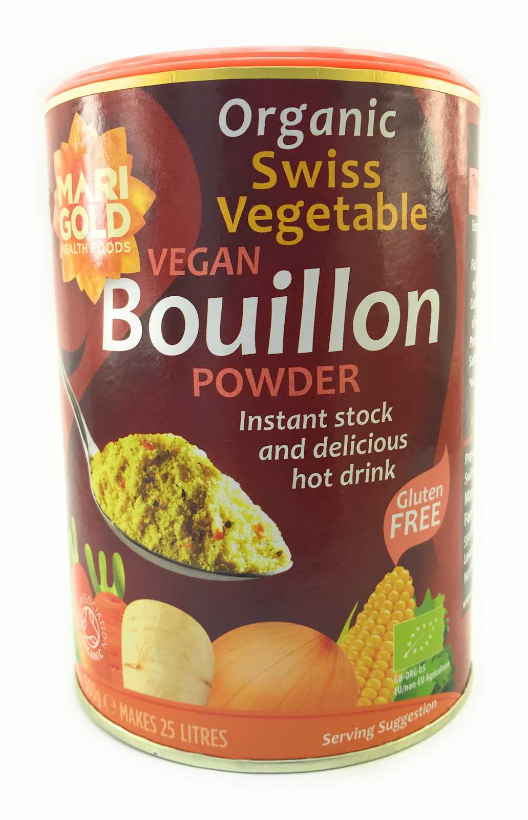 Caldo de Legumes Suíço Orgânico Marigold Health Foods 500g