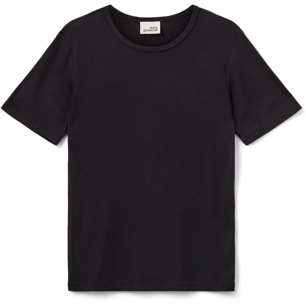 Køb Sofie Schnoor Black Nataliasy Rib T-shirt