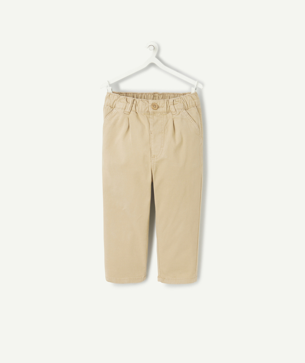 pantalon slouchy bébé garçon beige foncé