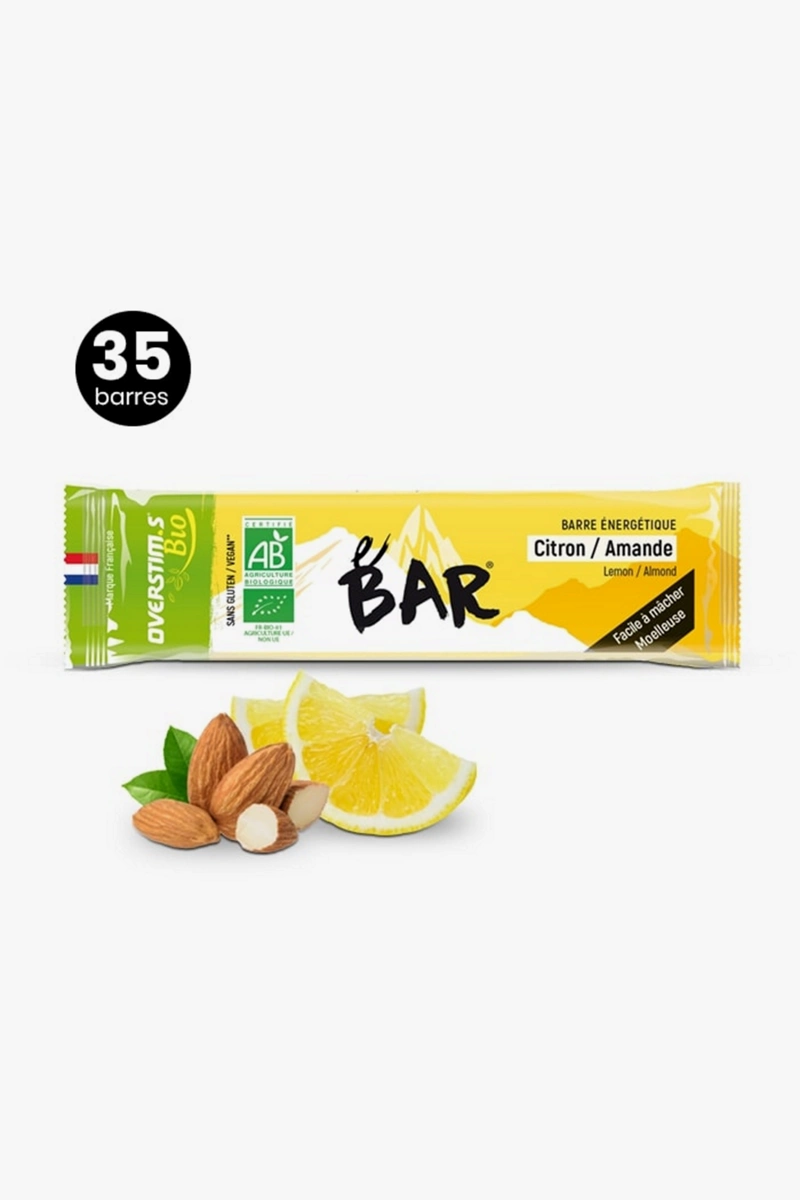Overstim's E-Bar Bio Citron Amande 35 x 32 g Sportriegel