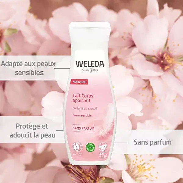 Loção Corporal Suavizante Orgânica Sem Perfume Weleda 200ml