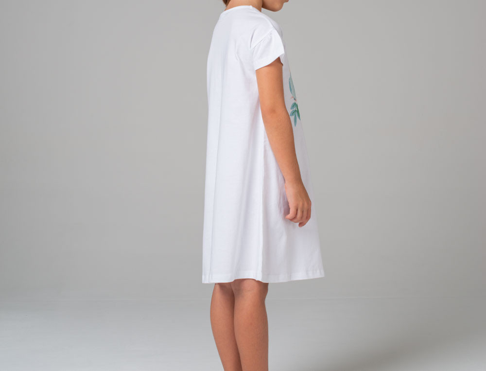 Chemise de nuit enfant-Jardin exotique