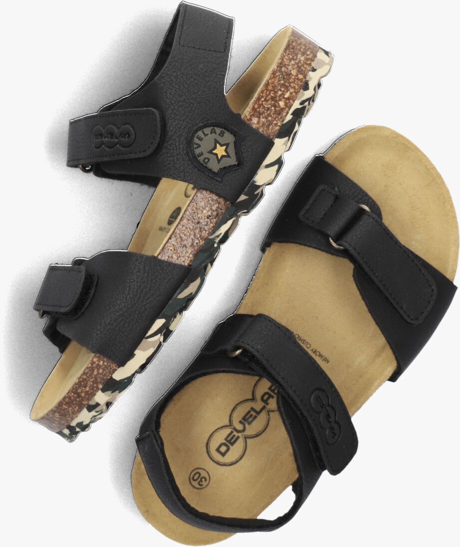 DEVELAB zwarte develab sandalen 48319