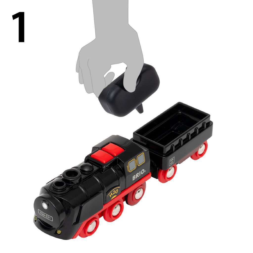 BRIO Spiel Batterie-Dampflok Weihnachts-Set