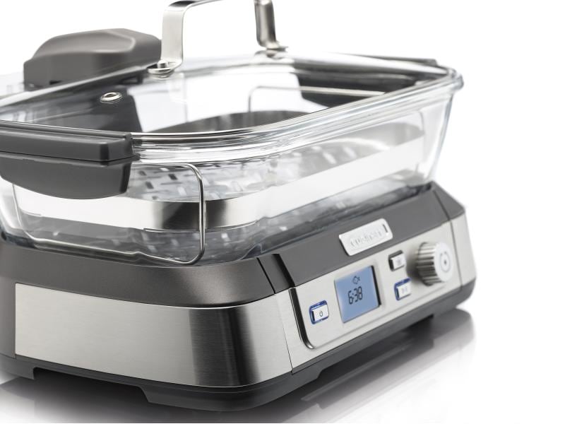 Cuisinart Dampfgarer Digital Steam Cooker Dampfgarer mit Kochtopf und Deckel aus widerstandsfähigem Glas