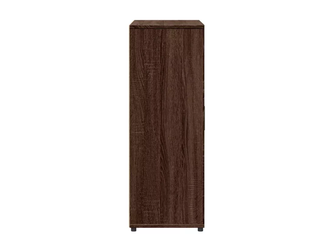 Buffet chêne marron 60x31x84 cm bois d'ingénierie