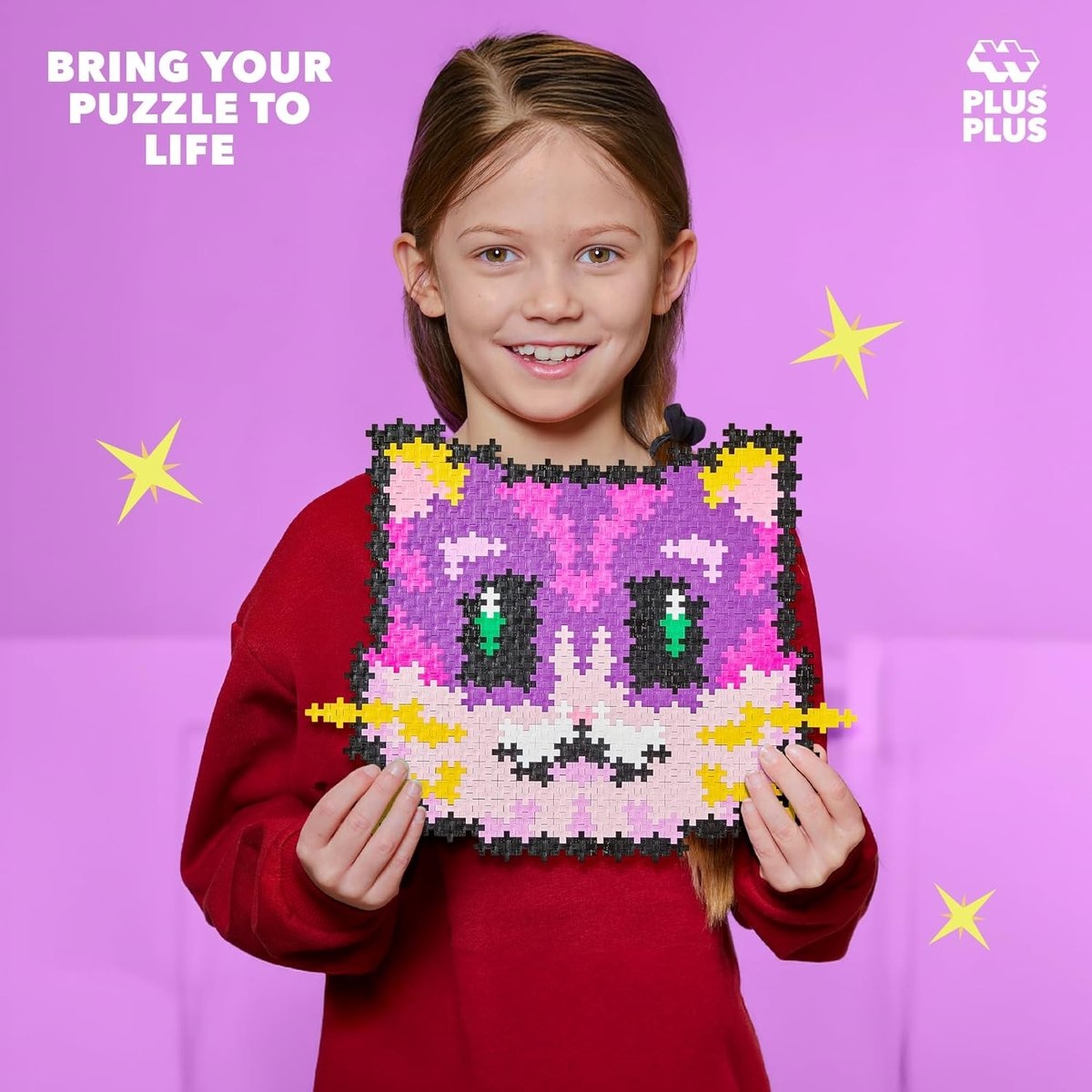 Plus Plus Plus Plus - Puzzle By Number Kat 500 stukjes