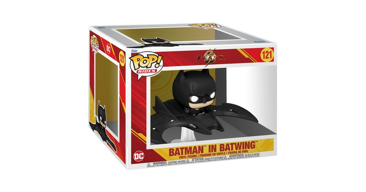 FunkoPop! Rides Super Deluxe: The Flash - Batman in Batwing Speelfiguur