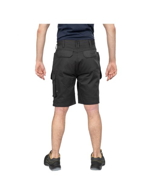 Cerva Werkshort Keilor Stretch Zwart - Werkkleding