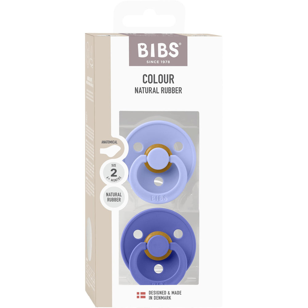 Køb Bibs Hush/Grape Sut Colour 2-Pak Anatomical Latex