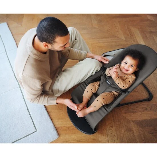 Transat Balance Soft Tri-Fab   Anthracite        de               BabyBjörn