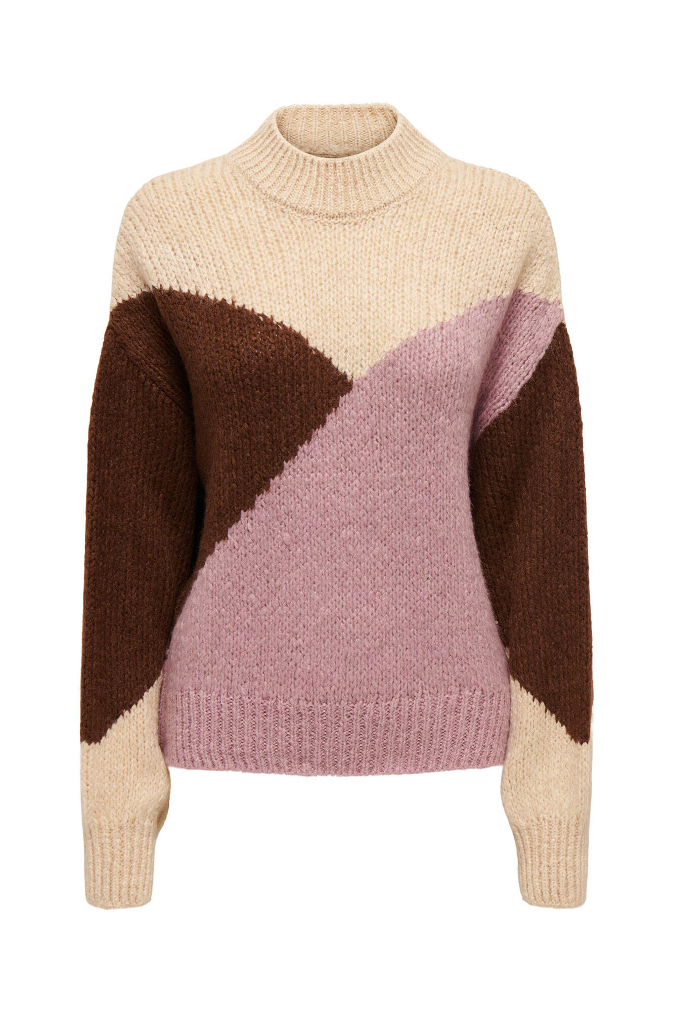 camisa color block