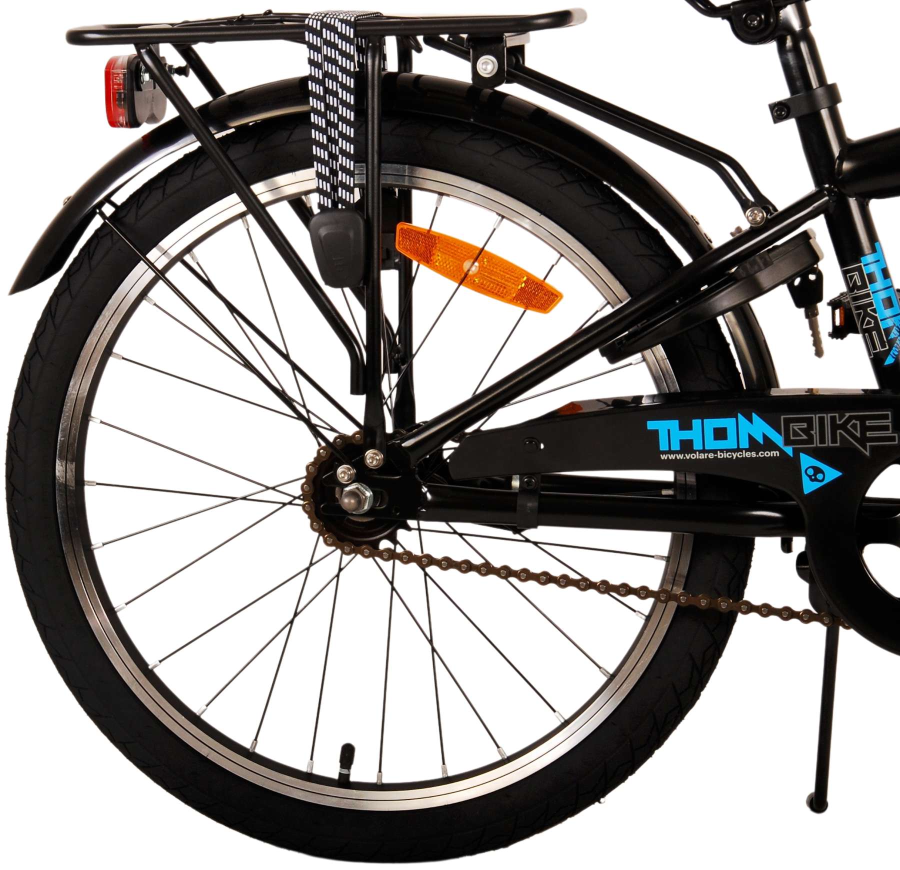Kinderfahrrad Thombike für Jungen 20 Zoll Kinderrad in Schwarz Blau