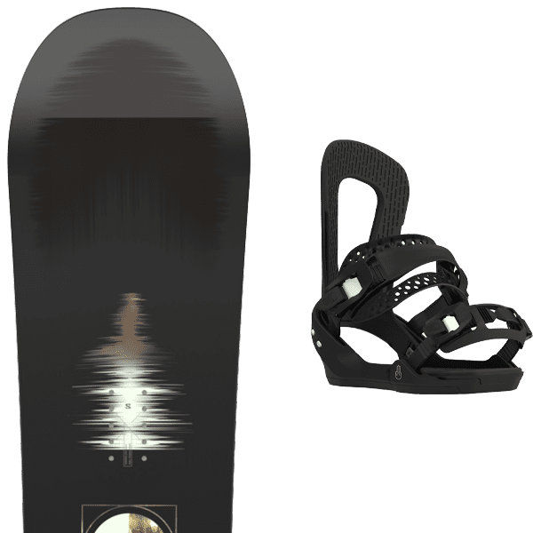 Pack snowboard SALOMON PULSE + Fix