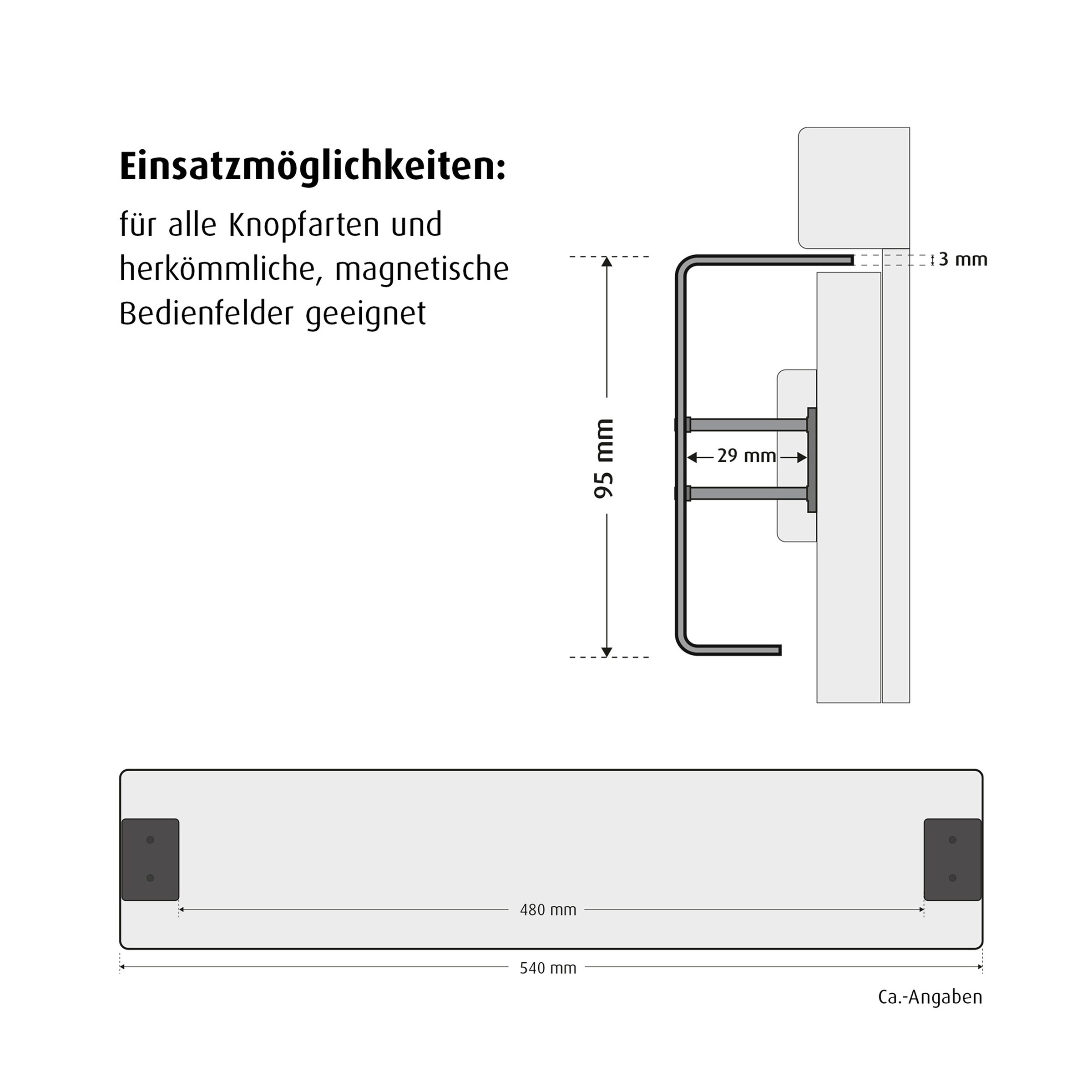 reer Herdknopf-Abdeckung