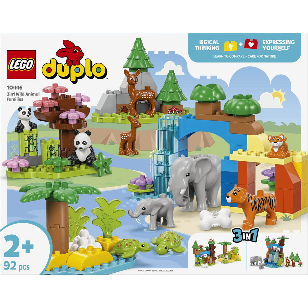 Køb LEGO® DUPLO Town - 3-i-1 Vilde Dyrefamilier 10446