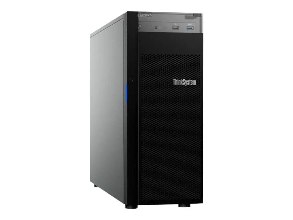 Lenovo ThinkSystem ST250 7Y46 - Server - tower 4U - envejs - 1 x Xeon E-2224 / op til 4.6 GHz - RAM 16 GB - SATA - hot-swap 3.5