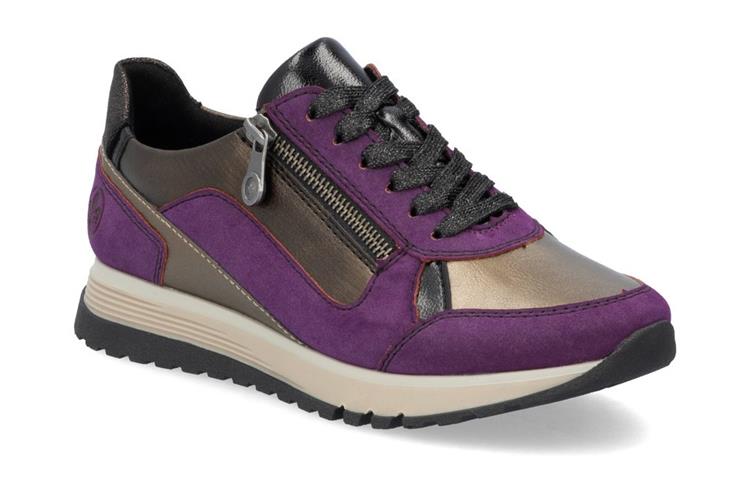 Rieker 49002 amethyst/bronze/schwarz/antik/