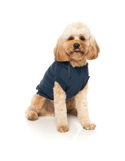Fuzzyard Zoomies Hoodie Navy - Hondenkleding