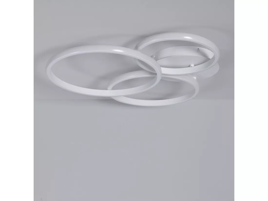 Plafonnier LED 31W Métal Big Eklips Berno 4000K Blanc neutre