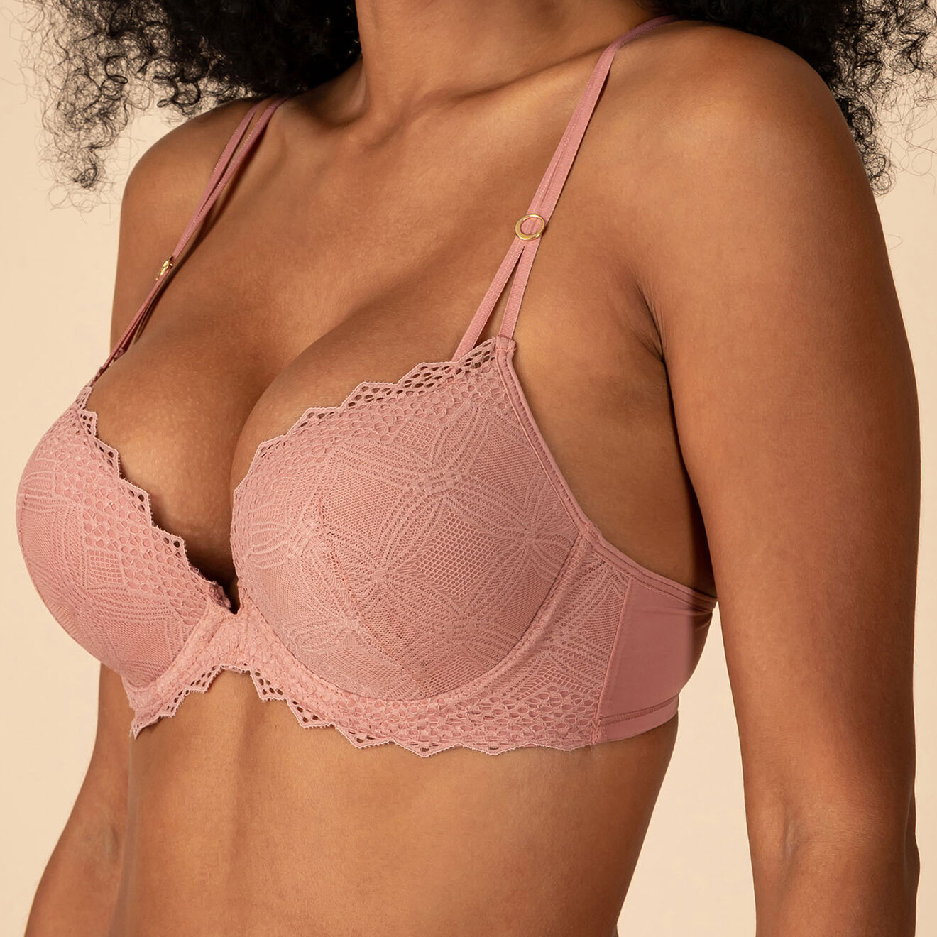 Liz Soutien-gorge Push-Up rose poudré