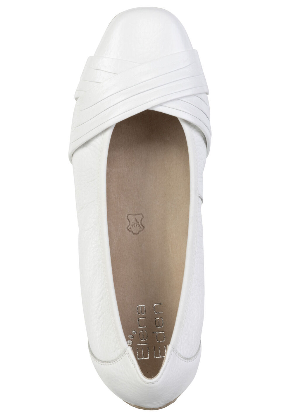 ELENA EDEN, elegante Damen-Ballerinas, Weite G, mit herausnehmbarem Fussbett