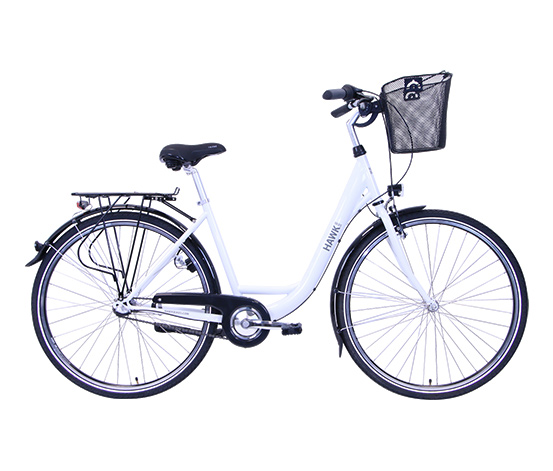 HAWK Bikes City Wave Premium Plus, weiß, 26/43