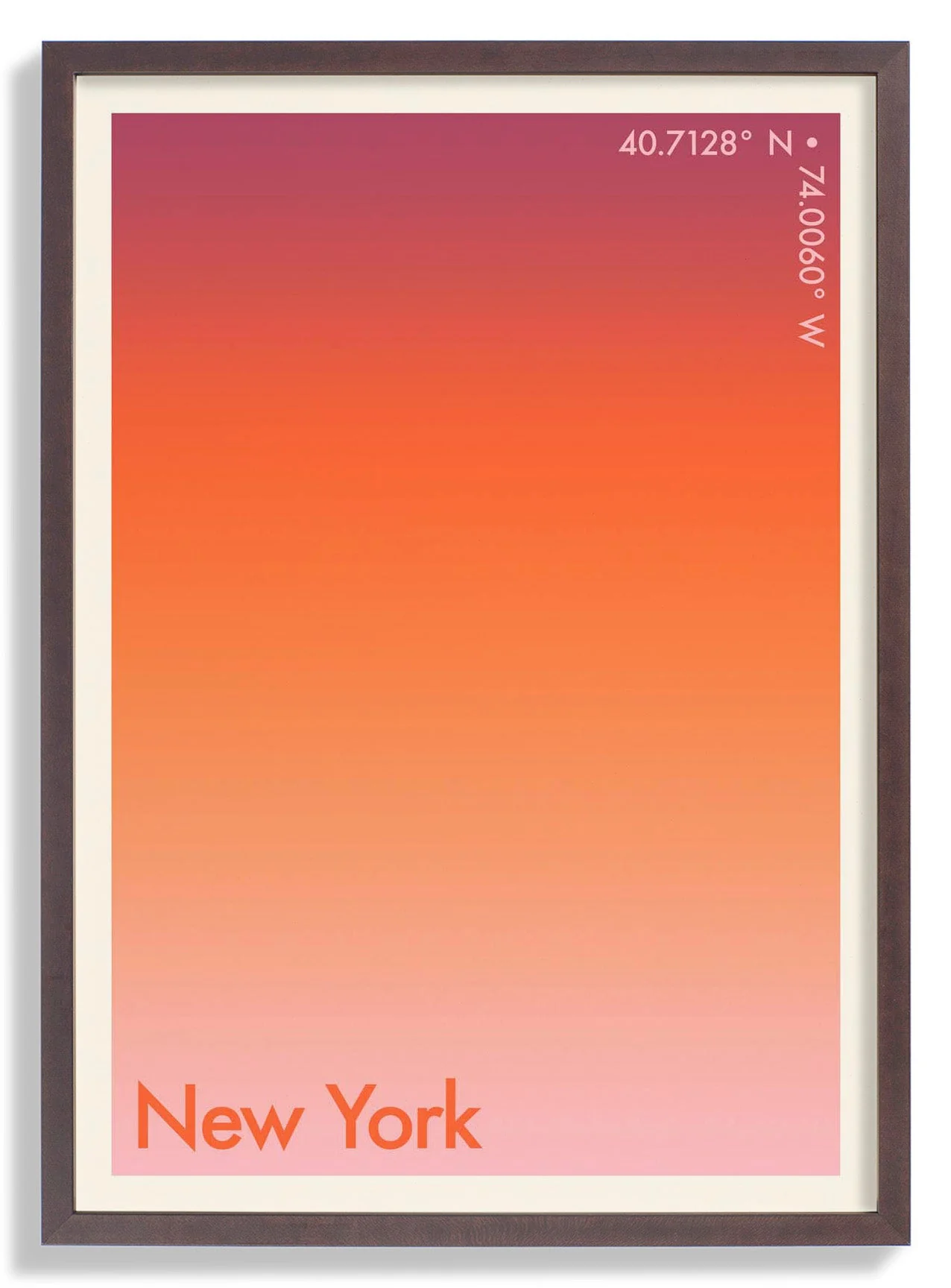 New York Sunset City