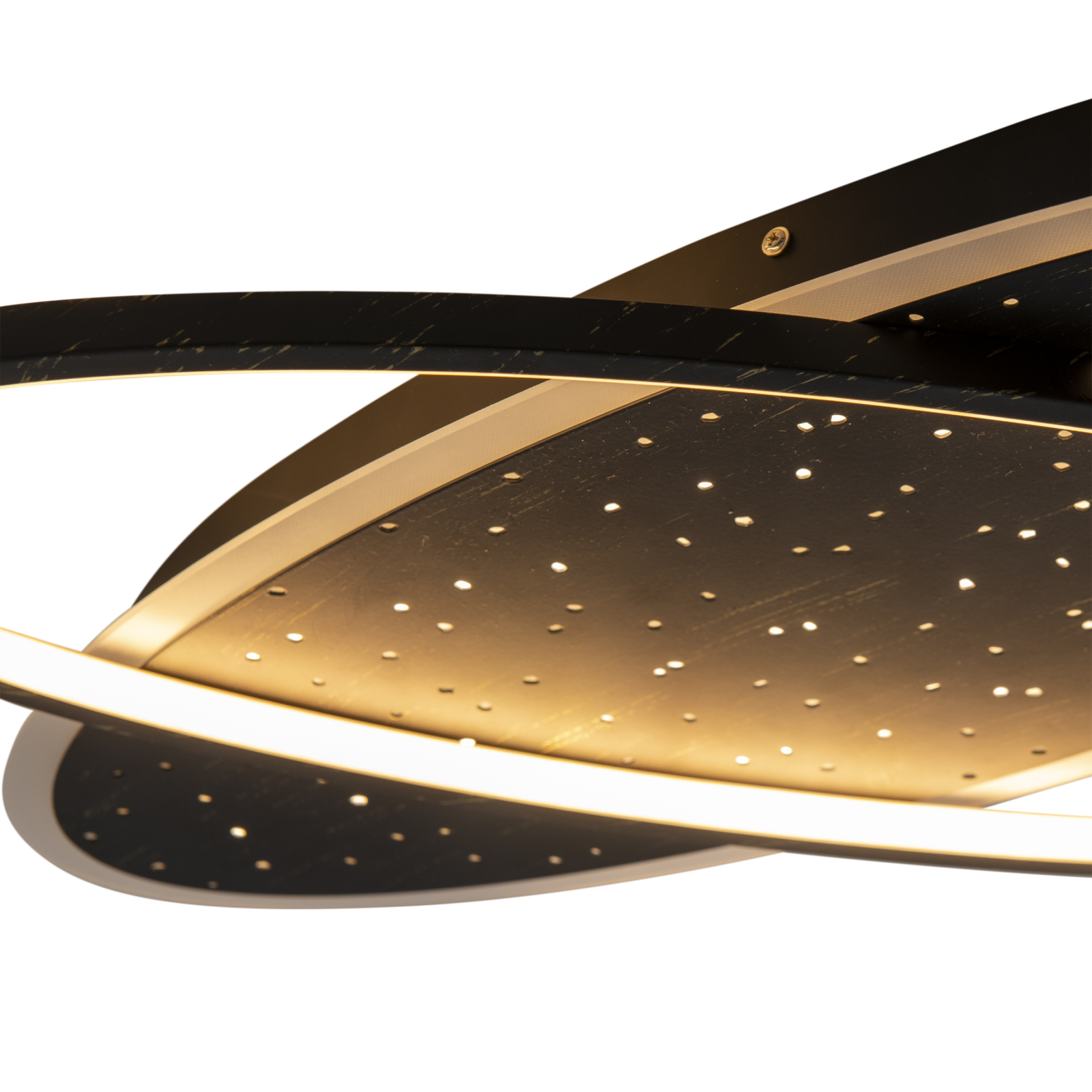 LED-Deckenleuchte - schwarz - 60 cm